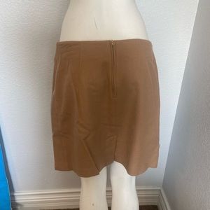 Tan wool skirt size 14
